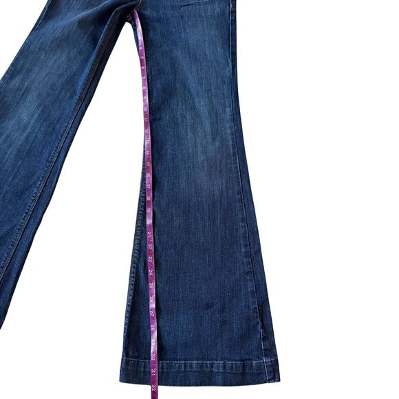 The Limited Vintage Flare Jeans Women's Sz 2 26 Blue Mid Rise Retro Y2K Boho - Picture 10 of 14
